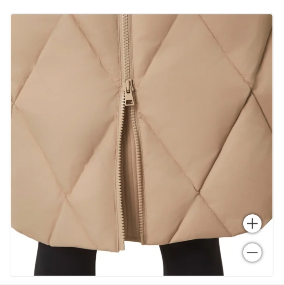 New!! Mondetta Ladies Diamond Quilt Down Parka Jacket Coat Pockets Size XXL NWT! - Picture 7 of 8